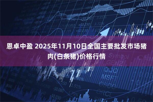 恩卓中盈 2025年11月10日全国主要批发市场猪肉(白条猪)价格行情