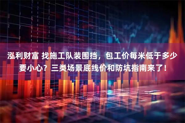 泓利财富 找施工队装围挡，包工价每米低于多少要小心？三类场景底线价和防坑指南来了！