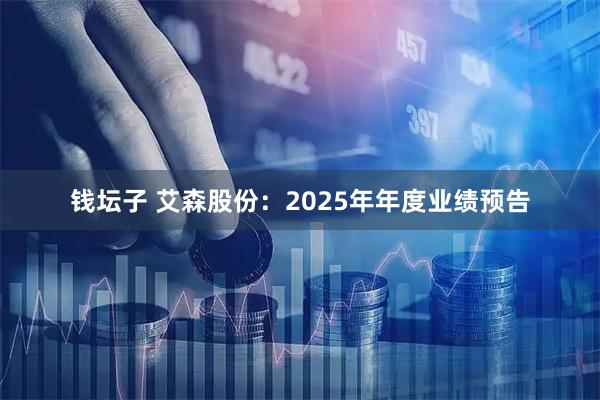 钱坛子 艾森股份：2025年年度业绩预告